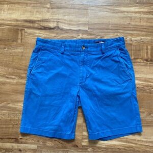 Vineyard Vines Men's 34 Blue Breaker 9” Twill Chino Shorts Summer Beach Preppy